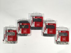 Five as new SRAM bicycle chains.