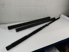 Two Rode aluminium boom poles, 0.85m - 3.28m.