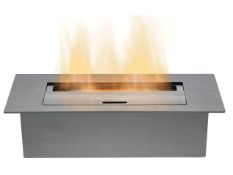 An as new Adam Large Bio Ethanol Burner Stainless Steel Burner, 3L, H140 X W340 x D255 (506003141561