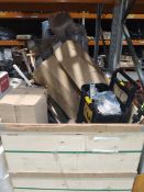 A large quantity of assorted hand tools, garden tools and related.