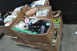 A pallet of miscellaneous items to include homewares, DIY and beauty. (over 18s only - sharp items)