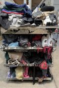Assorted pre-owned clothing and related.