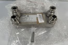 A Dover SWEP Brazed Plate Heat Exchanger B12MTx20/1P-SN-S 4x1 1/4