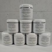 Eight sealed Rose & Caramel Purity Excel 60 second tan removers - 440ml (some light marks to packagi