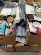 Assorted items to include household essentials and stationery.