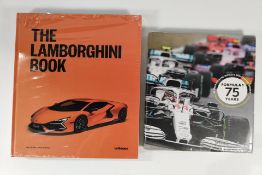 Two as new car and motorsport hardback books - 