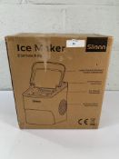 A Silonn ice maker SLIM01B (boxed).