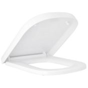 An as new Grohe Euro Ceramic Soft Close Quick Release toilet seat and cover, Alpine White (39330002)