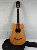 A pre-owned Admira Sara classical acoustic guitar (sold as seen).