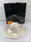 A Borsalino Sophie Panama hat size M.