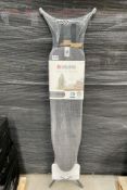 An as new Brabantia Ironing Board A 110 x 30 cm, for steam iron - Denim Black.