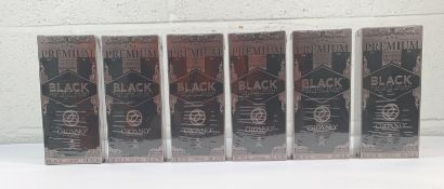 Six boxes of Premium Organo Black Edition Gourmet Instant Black coffee with Ganoderma Lucidum (30 sa