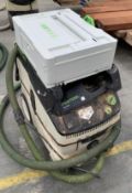 A pre-owned Festool dust extractor (CTL 26 E) together with Festool standard cleaning set (Please no