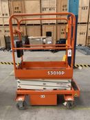 A pre-owned Snorkel (S3010P) mobile operating platform with recent and in date L.O.L.O.E.R certifica