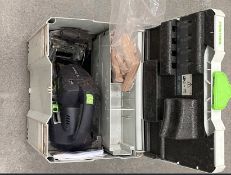 A pre-owned Festool Domino XL dowel joiner (DF-700-EG plus) (missing power supply).