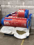 Five and a quarter packs of Rockwool insulation.