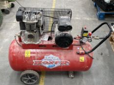 A pre-owned Clarke Boxer air compressor (100 litre).