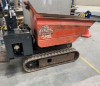 A pre-owned Slanetrac HT1000 tracked dumper with recent and in date L.O.L.O.E.R certificate.