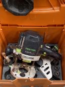 A pre-owned Festool router (OF-1400-EBQ).