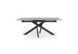 Grey Extending Dining Table. RRP £1129. 180-220W x 90D x 77H cm. All-modern dining style is all-roun