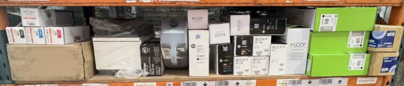 Assorted printer cartridges and related items (All items sold as seen).