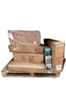 Assorted new & pre-owned monitors, TV's & TV stands/mounts (All items unchecked, sold as seen).