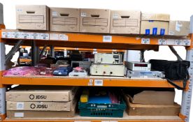 A large quantity of assorted telecoms, testing and other related equipment.