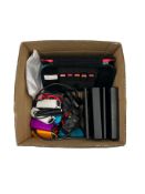 Assorted pre-owned Nintendo Switch game cards and accessories.