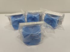 Four as new Dr. Arabin cube pessary, perforated with button, 9/75mm (REF: WPLK 9/5, EXP: 09-01-2031)