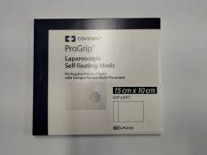 As new Covidien ProGrip Laparoscopic Self-Fixating Mesh, 15cm x 10cm (5.9