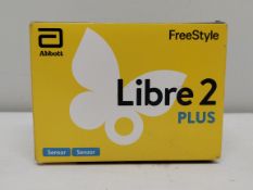 An as new FreeStyle Libre 2 Plus flash glucose monitoring system (EXP: 2026-05-31).