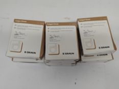 Nine as new Braun catgut chromic cassette #4 (REF: F1154109, EXP: 2026-01-07).