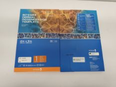 Two as new packs of Integra Dermal Regeneration Templates, Non-pyrogenic, 10cm x 12.5cm (One sheet i