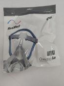 An as new Resmed Quattro Air full face mask, size medium (REF: 62706).
