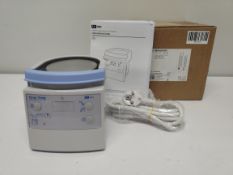 An as new Fisher and Paykel MR850 heated respiratory humidifier (REF: MR850ARU).