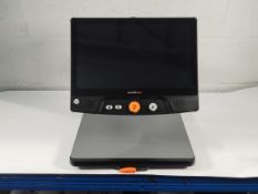 A pre-owned Reveal 16i smart desktop magnifier with XY table (REF: RVL-110XY). PSU required.