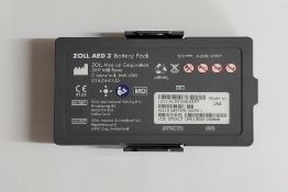 A Zoll Medical AED 3 Defibrillator Battery, 12V, 4.2Ah, 43Wh.