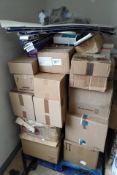 A pallet of assorted medical products, equipment and other related items to include Cordis, Philips,