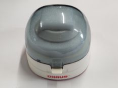 An as new Ohaus Frontier Mini Centrifuge FC5306, 6000rpm, 2 ml x 8, 24V.
