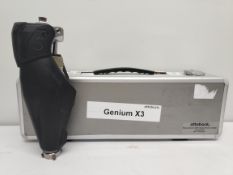 A pre-owned Ottobock Genium X3 with hard case and UK charger (REF: 3B5-3 / 2020 44 009).