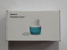 An as new box of five Medtronic Simplera Sync Glucose Sensors (REF: MMT-5120C1, EXP: 2025/12/31).