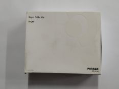 An as new Phonak Roger Table Mic 3 x2 w/o PSU, champagne (REF: 056-4013-P5010).