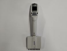 A pre-owned Eppendorf Xplorer 8 Channel Pipettor, 0.5-10 ul.