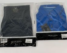 A pair of Galvin Green Noah Navy golf trousers, W32 L30 and a Galvin Green Markos Blue/Navy polo shi