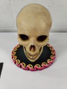 A Tool Fetus in Skull, life size sculpture, limited edition 1914/2100 (Note: this item has been dama