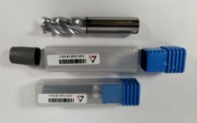 Two Ceratizit Silverline high performance end milling cutters (5097216200).