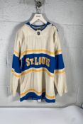 St Louis Blues NHL winter classic jersey (Size 50).