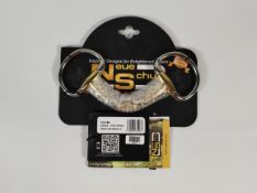 An as new Neue Schule Dressage Bit - Turtle Top Eggbutt Bridoon, x-small/108-118mm, 16mm mouthpiece