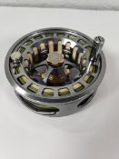 A pre-owned Hardy Ultralite 8000 DD large arbor salmon fly reel.