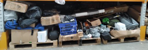 A large quantity of miscellaneous items to include mainly sport and fitness equipment and other rela